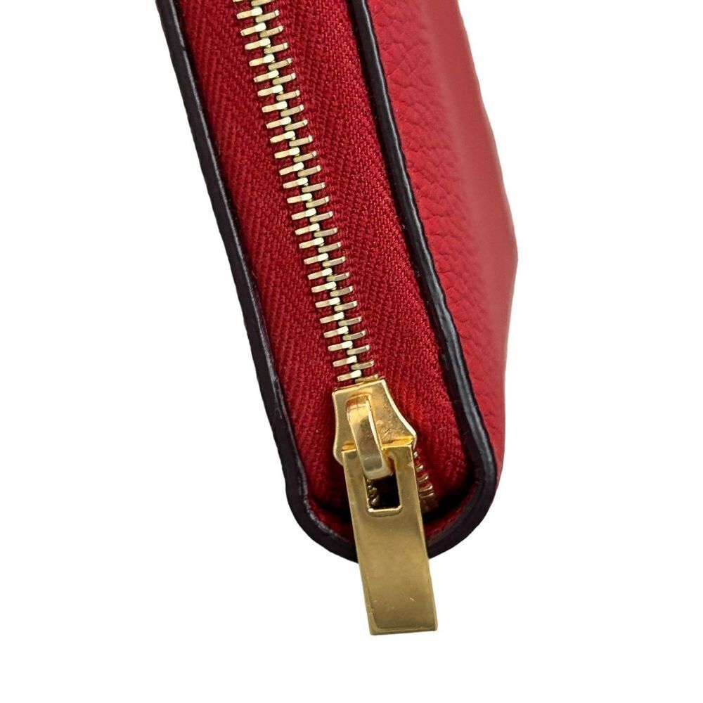 Celine Paris Genuine Leather Continental Wallet Red - Picture 4 of 11
